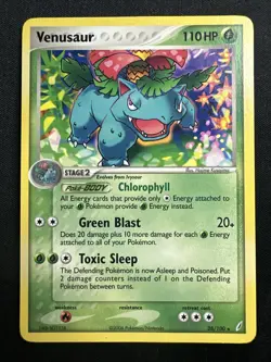 Venusaur 28/100 Crystal Guardians Regular 2006 Pokemon Card LP/NM - Image 1