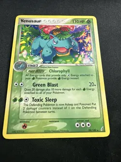 Venusaur 28/100 Crystal Guardians Regular 2006 Pokemon Card LP/NM - Image 2