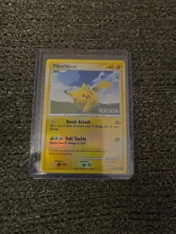 Pikachu 70/100 Reverse Holo Platinum Stamped Pokemon Cards LP - Image 1
