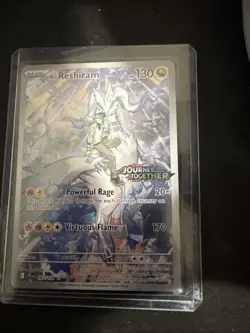 Pokemon TCG N's Reshiram Card 167/159 Stamped Illustration Rare Promo - Image 1