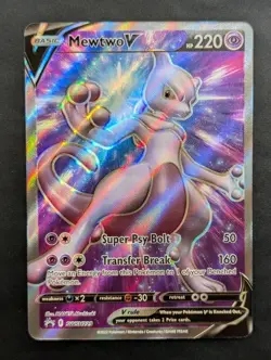 Mewtwo V SWSH229 SWSH: Sword & Shield Promo Cards Holo NM/LP - Image 1