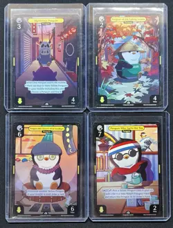 75 Foil Card Lot: Vibes Enter The Huddle Pudgy Penguins All Foil List Pics 1st - Image 5
