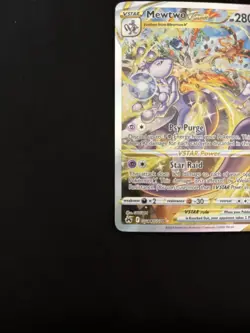 Pokemon TCG Crown Zenith Mewtwo VSTAR Holo Rare Card GG44/GG70 Galarian Gallery - Image 4