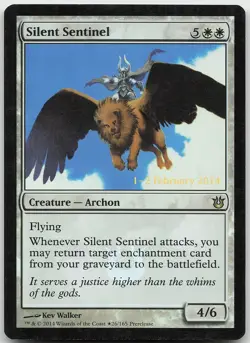 Silent Sentinel FOIL Promo Prerelease Cards LP/MP MTG - Image 1