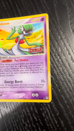 Gardevoir 9/108 EX Power Keepers Rare Holo Pokemon Card STAMPED - Image 2