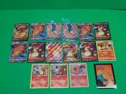 Pokemon TCG Charizard Mixed Cards Lot V GX's, Radiant 15 Card Lot NM-MINT Nice! - Image 2