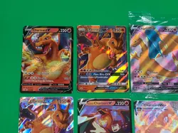 Pokemon TCG Charizard Mixed Cards Lot V GX's, Radiant 15 Card Lot NM-MINT Nice! - Image 4