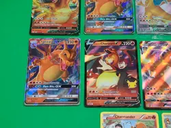 Pokemon TCG Charizard Mixed Cards Lot V GX's, Radiant 15 Card Lot NM-MINT Nice! - Image 5