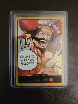 One Piece Gol.D.Roger GOLD DON!! Card (OP-13) English - Image 1