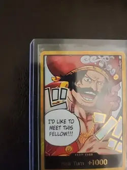 One Piece Gol.D.Roger GOLD DON!! Card (OP-13) English - Image 2