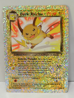 Pokemon Dark Raichu Box Topper S3/S4 Jumbo OverSize Card Reverse Holo (X72JJ) - Image 1