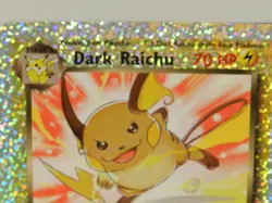 Pokemon Dark Raichu Box Topper S3/S4 Jumbo OverSize Card Reverse Holo (X72JJ) - Image 3