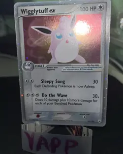Pokemon Wigglytuff EX Holographic Card Hidden Legends 101/101 Lightly Played - Image 1