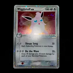 Pokemon Wigglytuff EX Holographic Card Hidden Legends 101/101 Lightly Played - Image 3