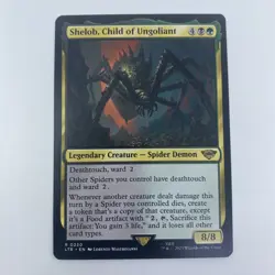 MTG Shelob Child of Ungoliant LOTR LP Legendary Spider Black Green EDH Card - Image 1