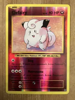 Clefairy - 63/108 - Pokemon Evolutions XY Reverse Holo Rare Card LP - Image 1