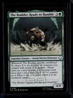 The Boulder, Ready to Rumble - 168 - TLA - NM - MTG Magic the Gathering - Image 1