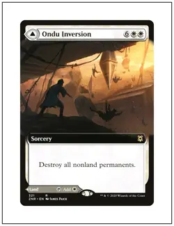 1x Ondu Inversion, Extended Art, Magic MTG NM - Image 1