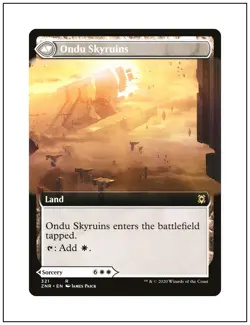 1x Ondu Inversion, Extended Art, Magic MTG NM - Image 2