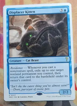 Displacer Kitten (White Border) MTG Mystery Booster 2 (MB2) (NM) - Image 1