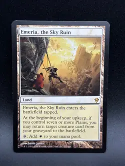 MTG Emeria, the Sky Ruin R Zendikar #213 - Image 1