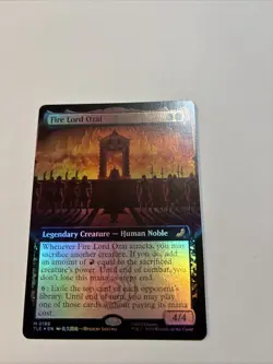 Fire Lord Ozai Borderless Foil Avatar The Last Airbender - Image 1