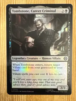 Tombstone, Career Criminal - Foil - SPM - MTG - EN - NM - 0070 - Image 1
