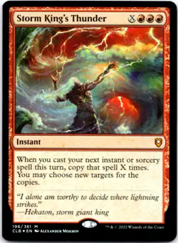 Storm King's Thunder - FOIL - Commander Legends: Battle for Baldur's Gate - 196 - Image 1