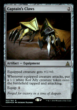 MTG 1x FOIL Captain's Claws NM Oath of the Gatewatch Magic - Image 1