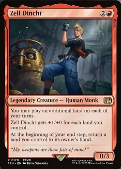 Mint/Near-Mint, English - 1 x MTG Zell Dincht - Foil Final Fantasy - Image 1