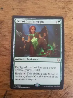 Belt of Giant Strength Commander: Adventures in the Forgotten Realms (Near Mint) - Image 1