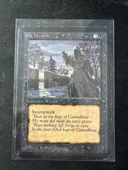 Alpha Bog Wraith MP Magic The Gathering - Image 1