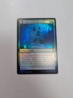 MTG - Origin of Metalbending (Foil) - Avatar: The Last Airbender NM/M Condition - Image 1