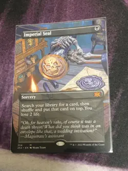 Magic The Gathering Imperial Seal (Borderless) Double Masters 2022 Non-Foil MINT - Image 1