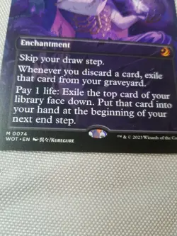 Necropotence (Anime Borderless) Wilds of Eldraine: Enchanting Tales Regular - Image 2