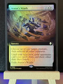 MTG Avatar The Last Airbender Avatar’s Wrath 0365 Extended Art Foil NM - Image 1