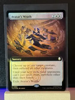 MTG Avatar The Last Airbender Avatar’s Wrath 0365 Extended Art Foil NM - Image 2