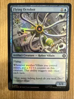 Flying Octobot - Foil - SPM - MTG - EN - NM - 0031 - Image 1