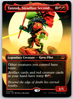 Edge of Eternities Tannuk, Steadfast Second 296 Borderless Mythic - Image 1