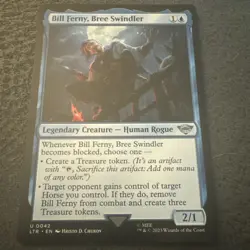 MTG - Bill Ferny, Bree Swindler - Non-Foil - #42 - Lord of the Rings - NM - Image 1