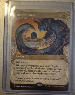 Dawn's Truce (Showcase) - Bloomburrow - Rare - NM (See pics) MTG - Image 1