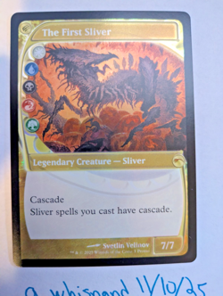 MTG English The First Sliver (Future Sight) (003) NM Foil Secret Lair - Image 2