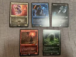 Core Set 2021 Promo Pack Cards (5) Non-Foil MTG M21 NM/MT Alt Art Combined Ship - Image 1
