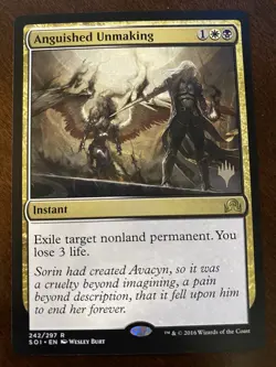 Anguished Unnaking *PROMO* MTG SOI NM/MT PW Stamp Commander Combined Shipping - Image 1