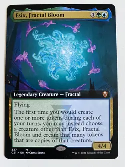 Esix, Fractal Bloom *Non-Foil* EXT ART STX C21 MTG NM/MT Comb Ship -TCGshowcase- - Image 1