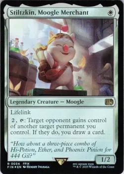 MTG Stiltzkin, Moogle Merchant (34) | NM Foil | Final Fantasy {FIN} - Image 2