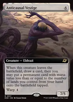 Anticausal Vestige * Extended Art FOIL * - MTG EOE Edge of Eternities - NM/MINT - Image 1