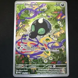 Shroodle 149/132 IR Mega Evolution Me01 Pokemon ILLUSTRATION RARE HOLO English - Image 2