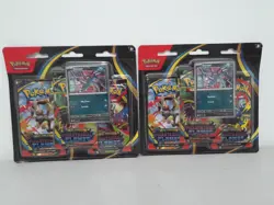 Pokemon Phantasmal Flames ME02 3-Pack Blister Set of 2! Brand New - Image 1