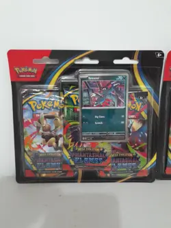 Pokemon Phantasmal Flames ME02 3-Pack Blister Set of 2! Brand New - Image 4